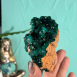 『寶石祖母綠色』8.7CM翠銅礦Dioptase