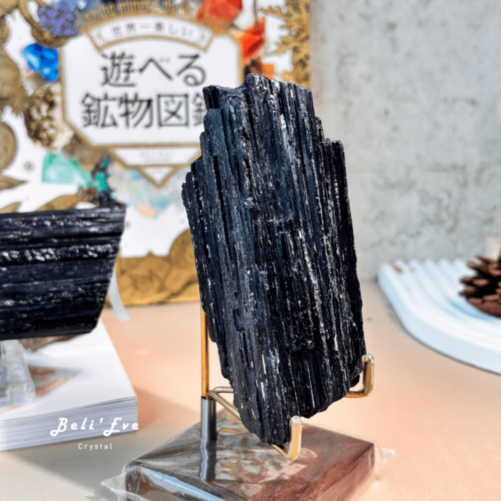 導出負能+磁場保護『黑碧璽C』+底座