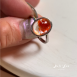 精品！馬島『金魚膠花』轉運戒指 頂級成色 標準雙色 純銀