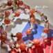 『感情升溫』高品紅紋石+膠花黑銀鈦+粉碧璽－姻緣婚姻 拒絕爛桃花 創傷療癒