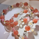 『感情升溫』高品紅紋石+膠花黑銀鈦+粉碧璽－姻緣婚姻 拒絕爛桃花 創傷療癒