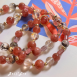 『感情升溫』高品紅紋石+膠花黑銀鈦+粉碧璽－姻緣婚姻 拒絕爛桃花 創傷療癒