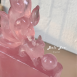 『接受訂製』馬島粉晶 超級粉立體尾巴九尾狐 有求必應 粉水晶 芙蓉晶