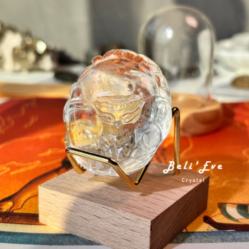 『守財許願』老礦兔毛九尾狐 大顆有份量 幫助融入團體 提昇人際關係