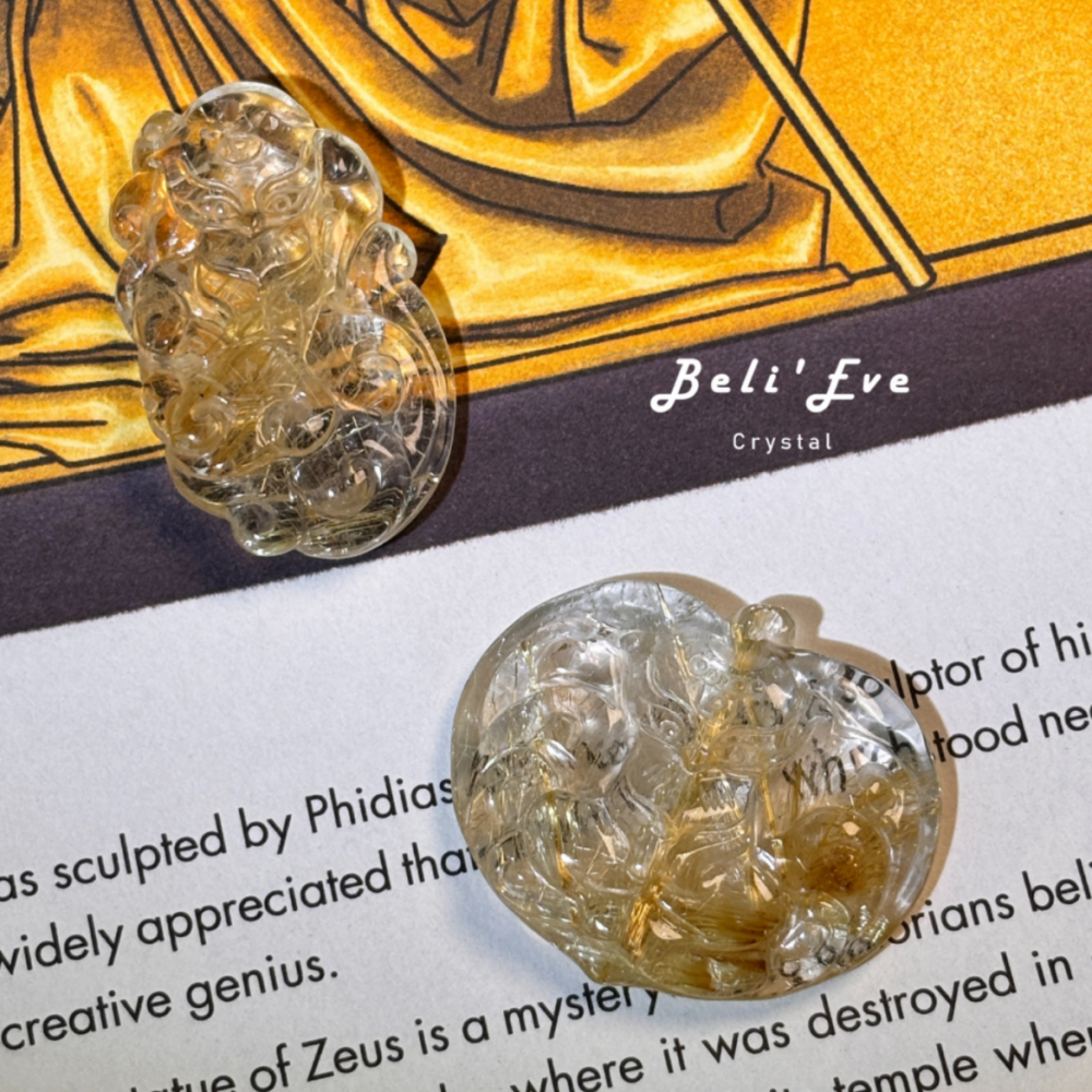 『招財貴人』鈦晶九尾狐 小 可當吊墜 業務正財 招財 疏通阻塞脈輪