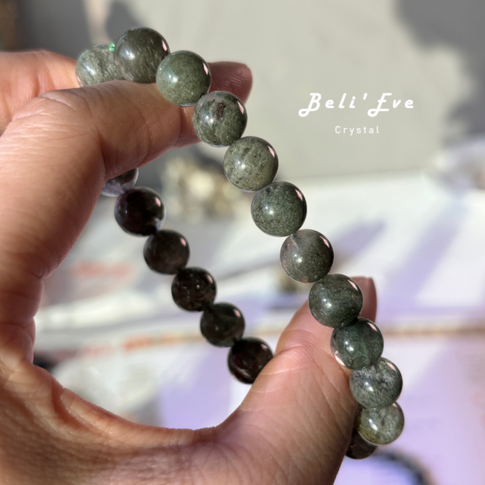 『生意業績』巴西綠幽靈 市價貴 經典綠幽靈 手串