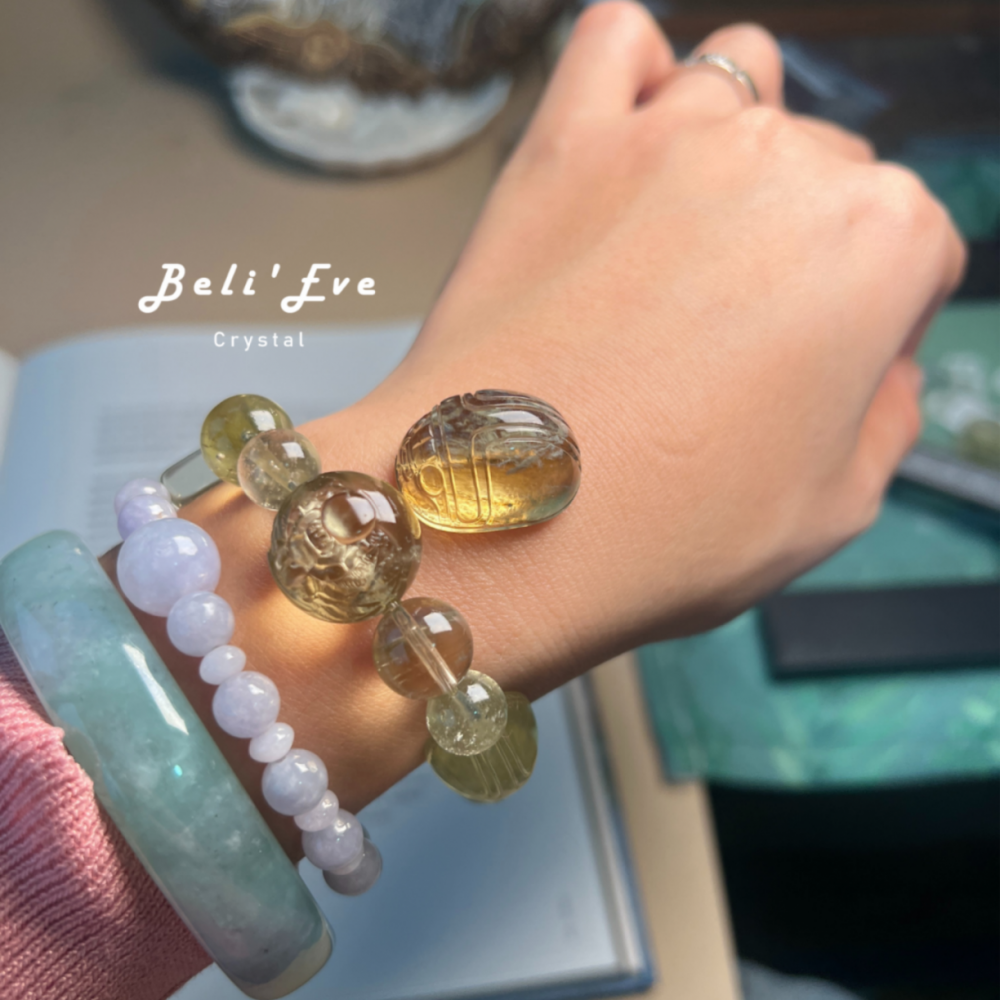 黑金利比亞隕石聖甲蟲 豐盛富足 法老護身符 埃及能量石