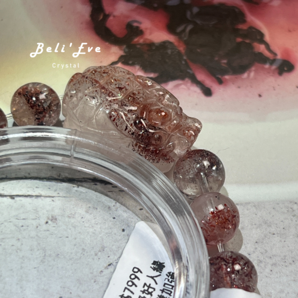 『人緣一極棒』8+MM超七金草莓+超級精緻 超七金草莓龍龜 事業貴人雙豐收