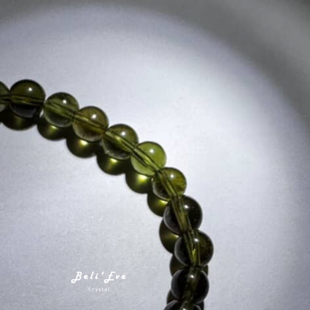 『捷克隕石』轉化人生 身體改變 顯化願望 手串6/8MM 可台灣珠寶中心檢測證書 