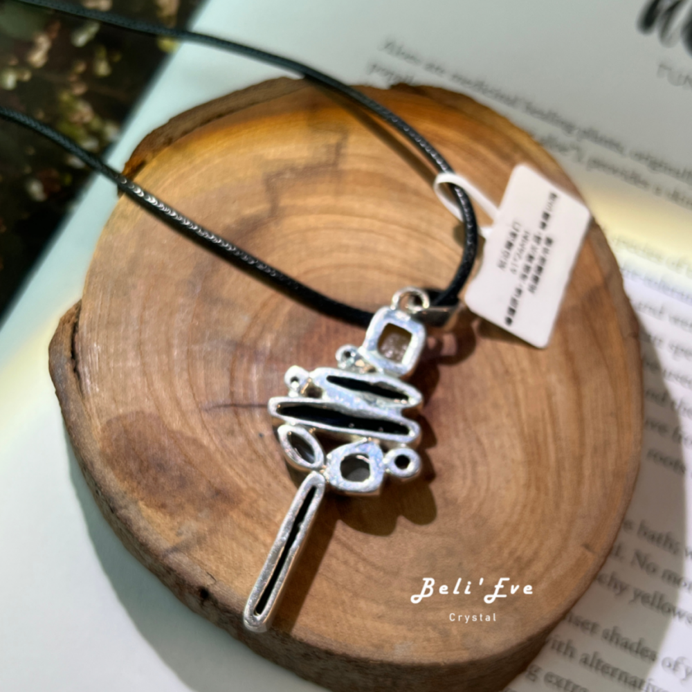 『尼泊爾進口』綠碧璽原礦+海藍寶水晶+碧璽切面  純銀鑲嵌吊墜 事業 溝通 健康 平安避邪