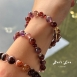 『所有能量具備』極光23+MAX紅髮晶+玫瑰色石榴石 全脈輪尤其加強海底輪 安全感 招財 女性力量