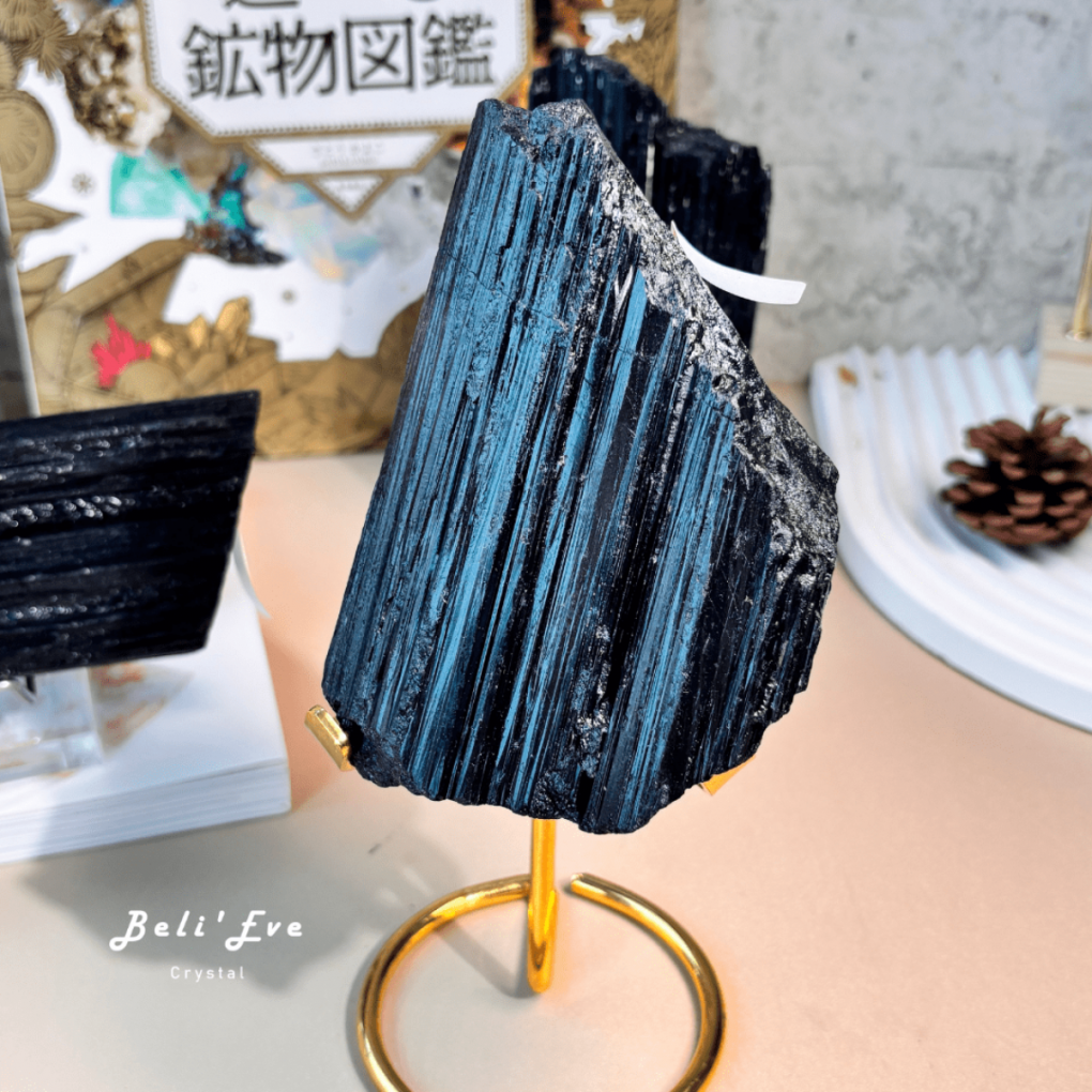 去除濁氣排負能『黑碧璽B』+底座