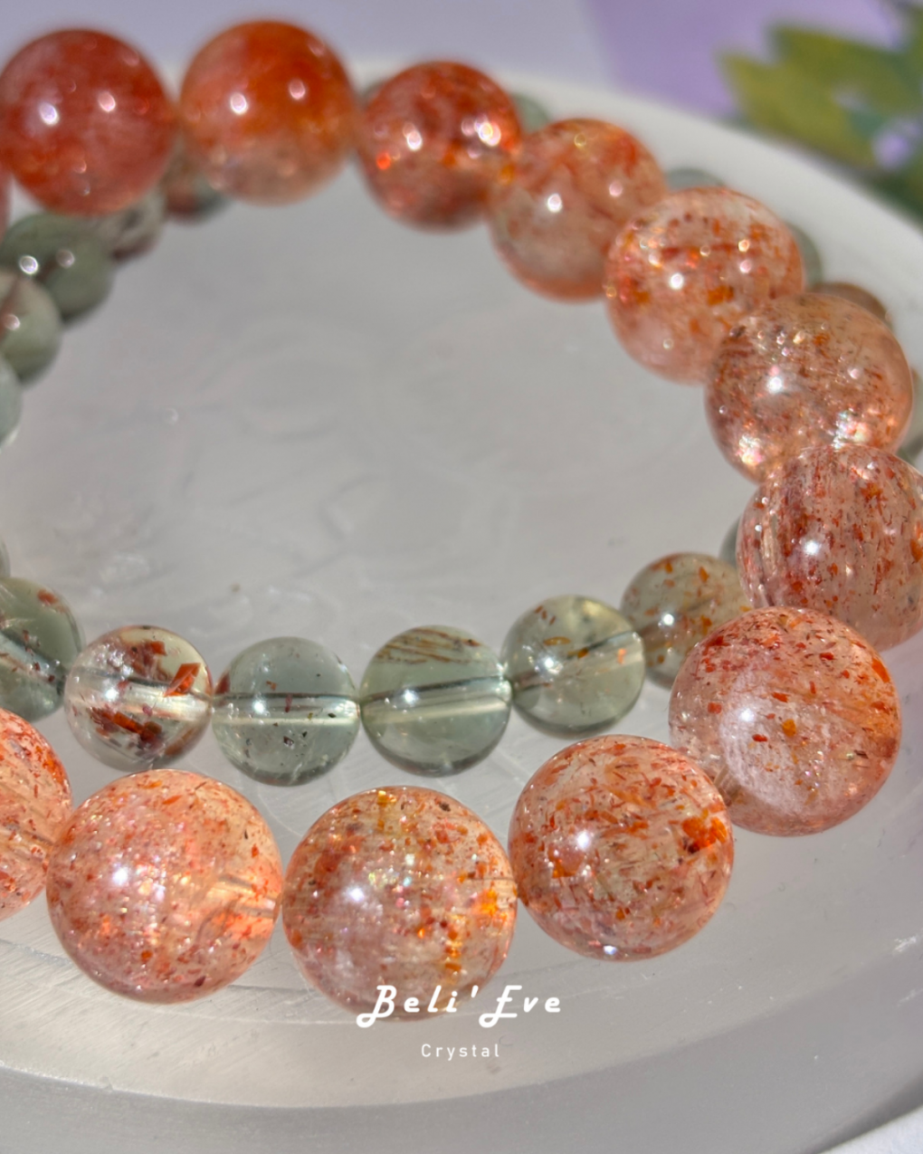 『自我實現』白水體金太陽大珠12+MM 正能量 本我輪加強 sunstone