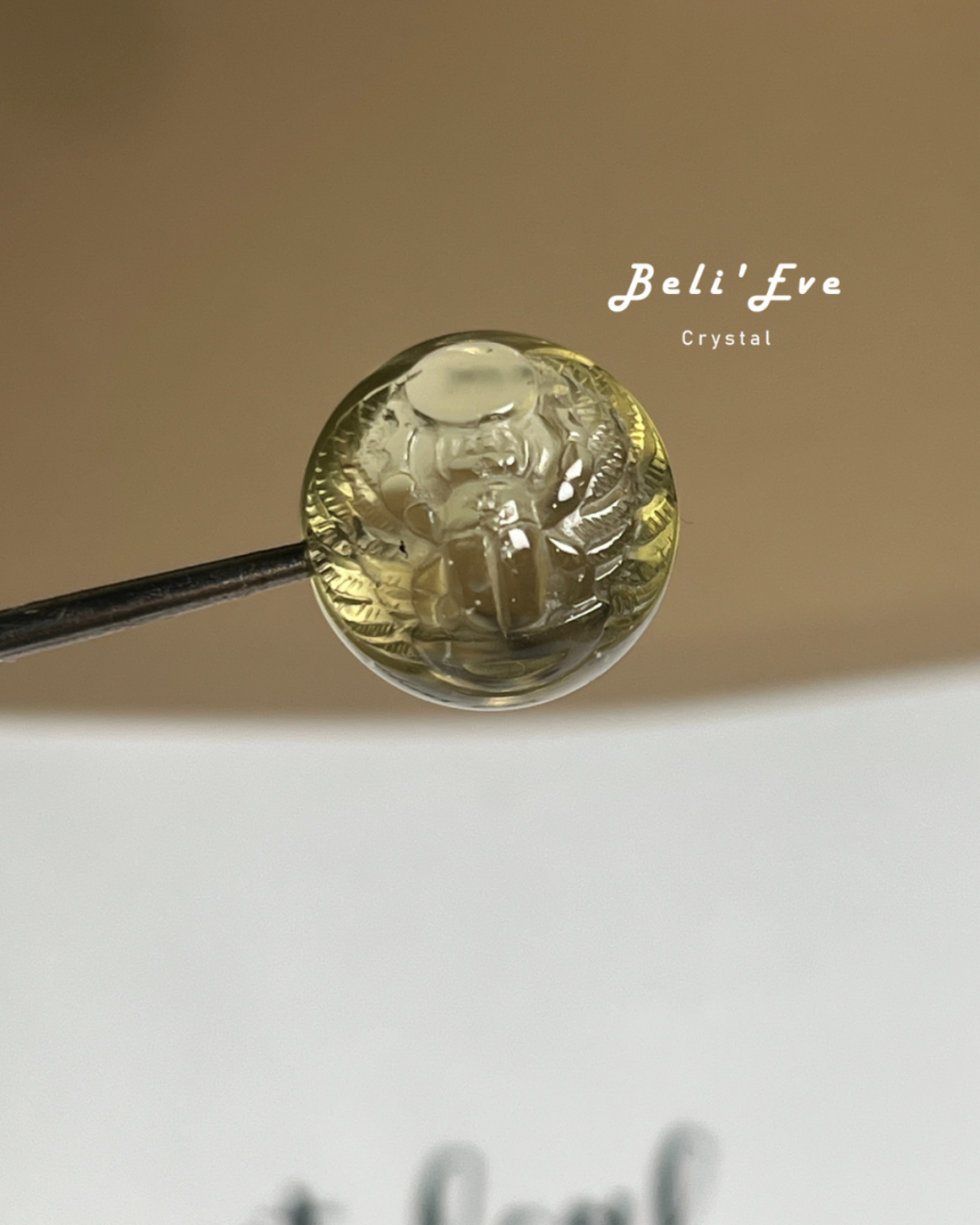 『特別設計』利比亞黃金隕石 舉日聖甲蟲 豐盛富足 法老護身符 圓珠17.9MM