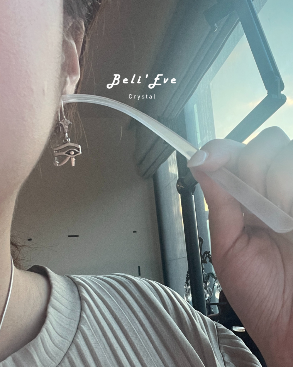 埃及進口 荷魯斯之眼&蓮花耳環 925純銀耳環