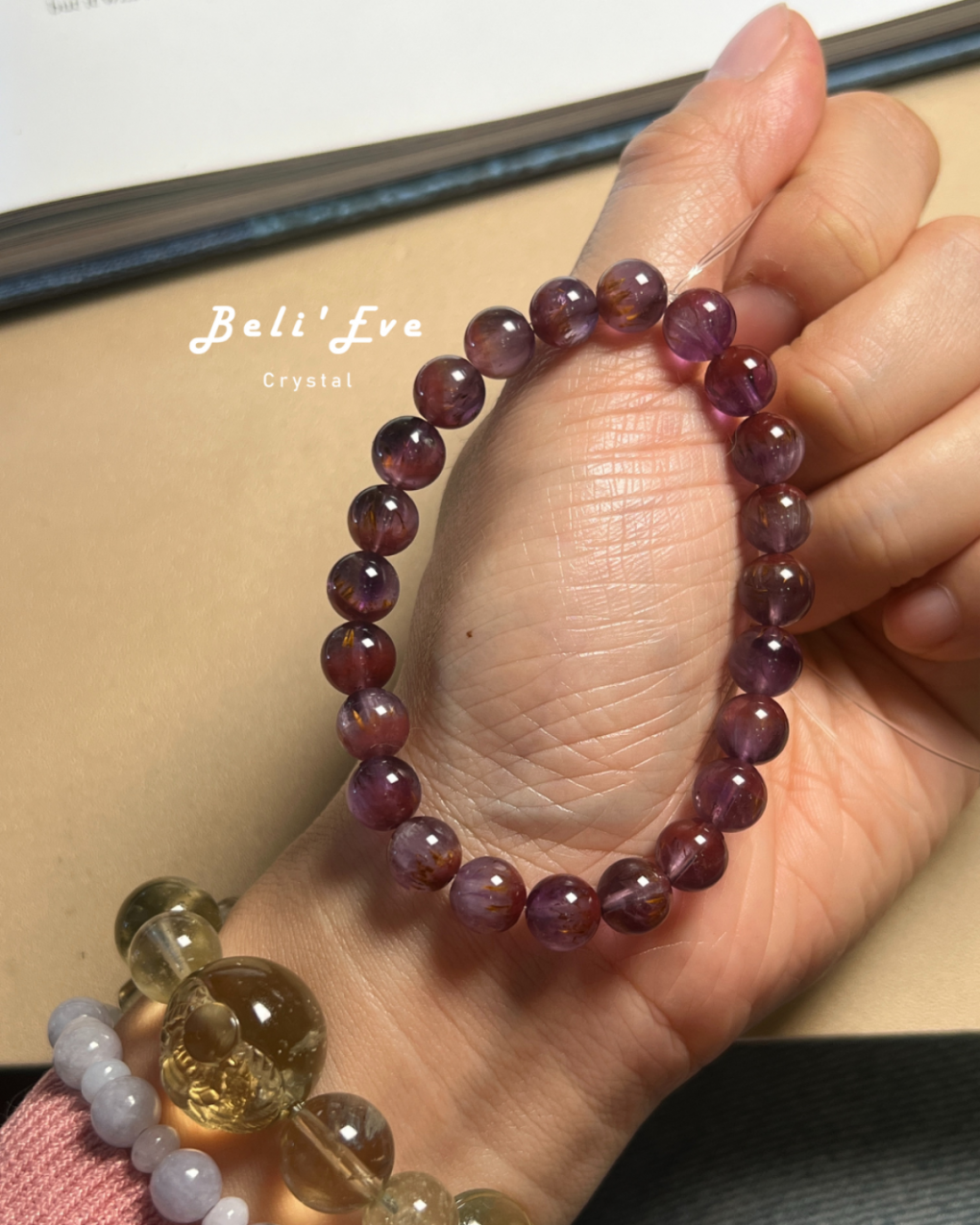 MAX極光23 四色金牙8MM 手串 能量全面 招財Ｘ幸運Ｘ事業Ｘ驅邪Ｘ健康