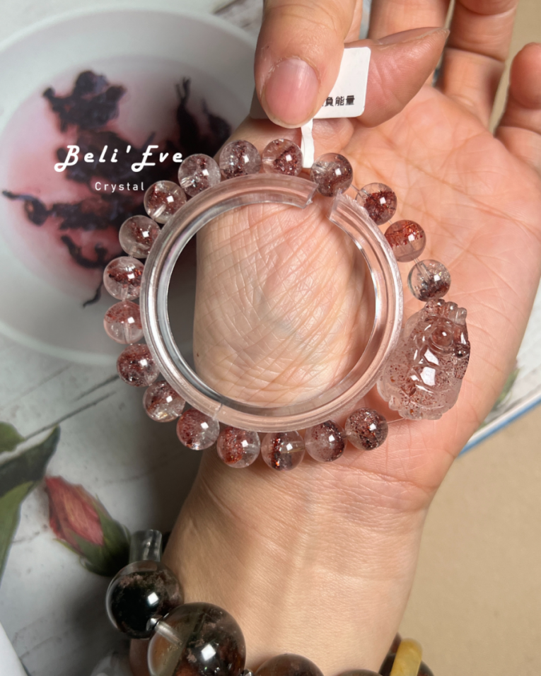 『人緣一極棒』8+MM超七金草莓+超級精緻 超七金草莓龍龜 事業貴人雙豐收