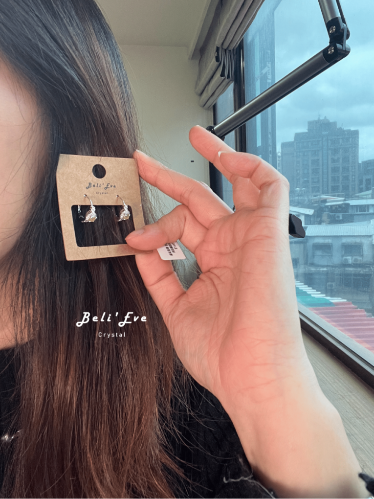 『冰黃翡翠』純銀鑲嵌耳環 天然緬甸翡翠A貨 冰黃 耳扣