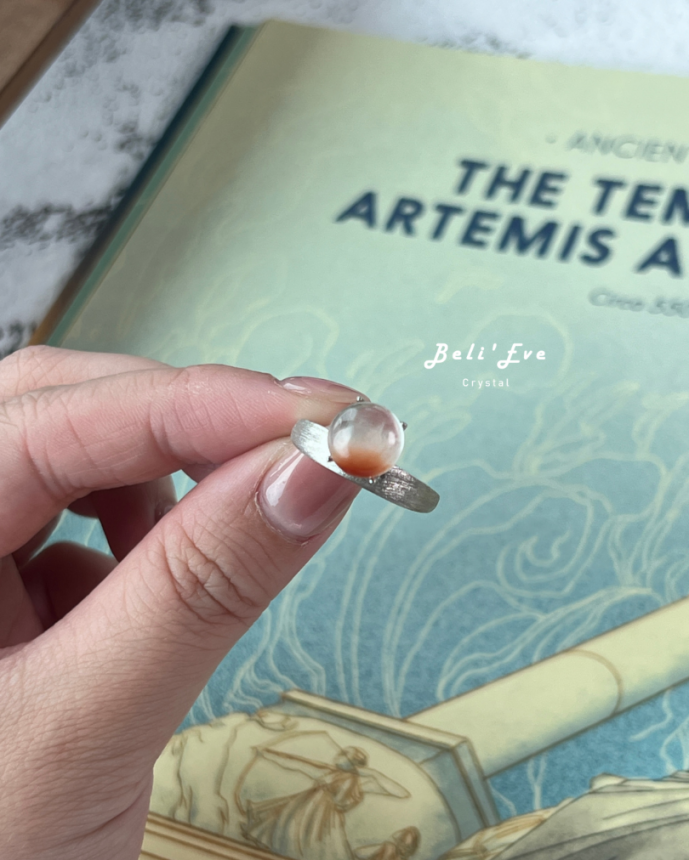 『純銀鑲嵌』MAX兔毛戒指 紅兔毛 合夥成功 招財 可調節尺寸